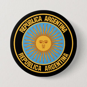 Argentinas Emblem Knapp