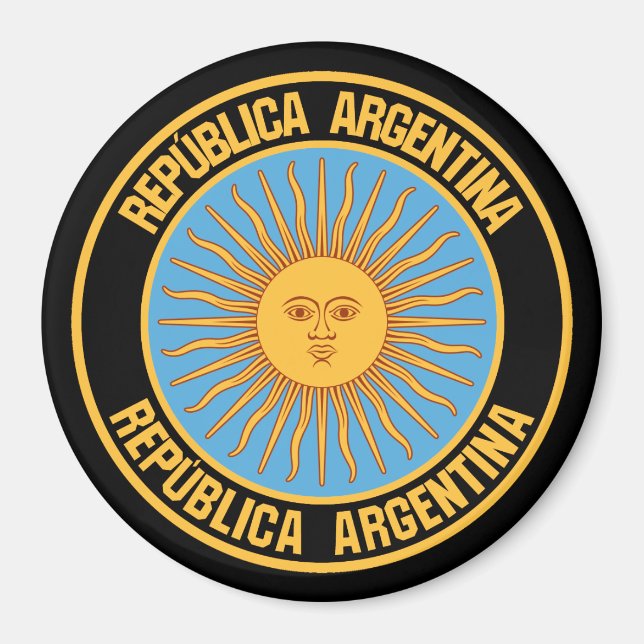 Argentinas Emblem Magnet (Framsidan)