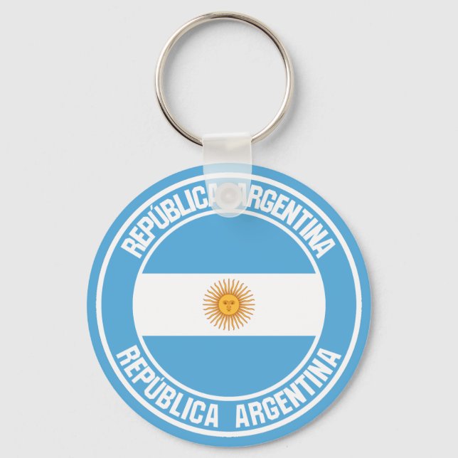 Argentinas Emblem Nyckelring (Framsida)