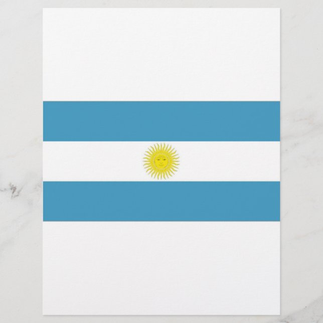 Argentinas Flagga (Framsida)
