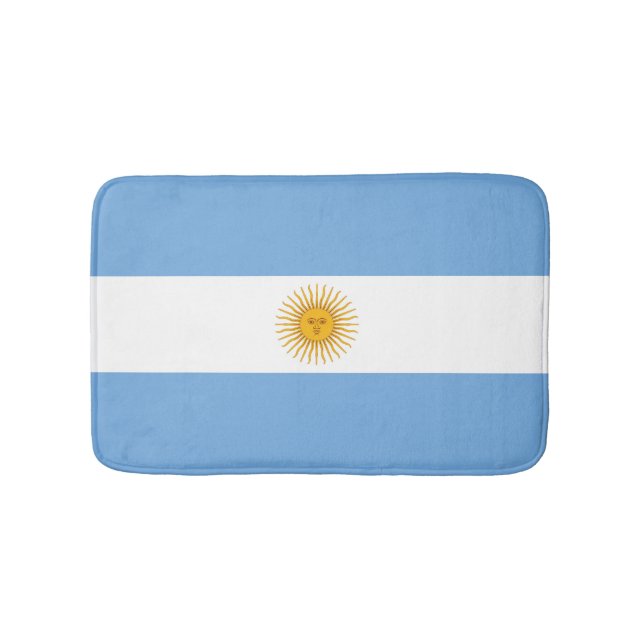 Argentinas flagga badrumsmatta (Framsidan)