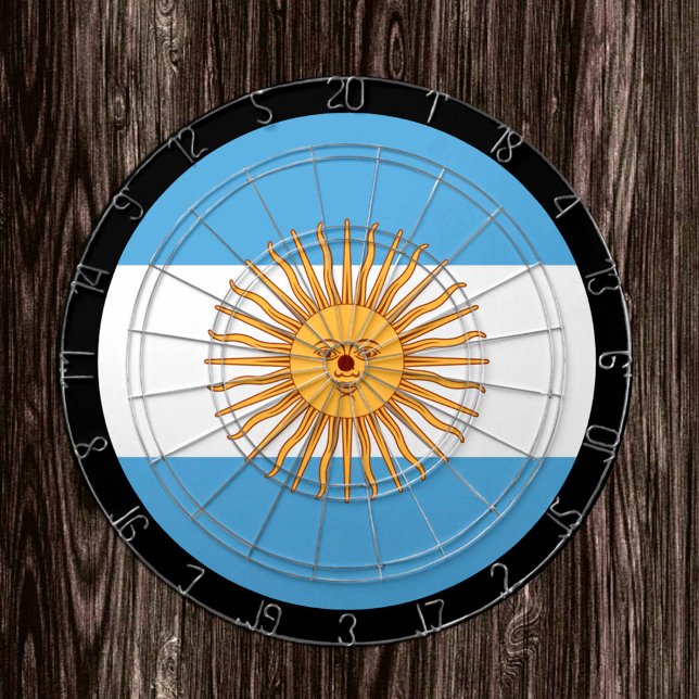Argentinas Flagga Dartboard och Argentina/speltavl Darttavla (Skapare uppladdad)