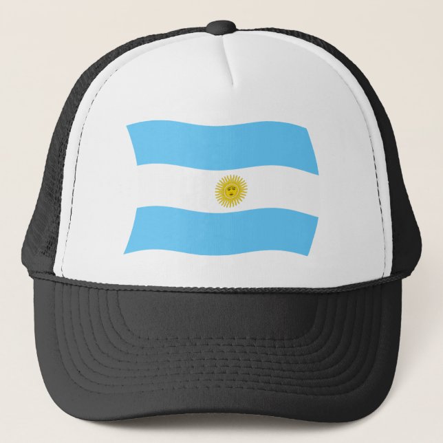 Argentinas flagga hatt keps (Framsida)