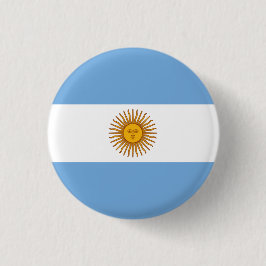 Argentinas flagga knapp