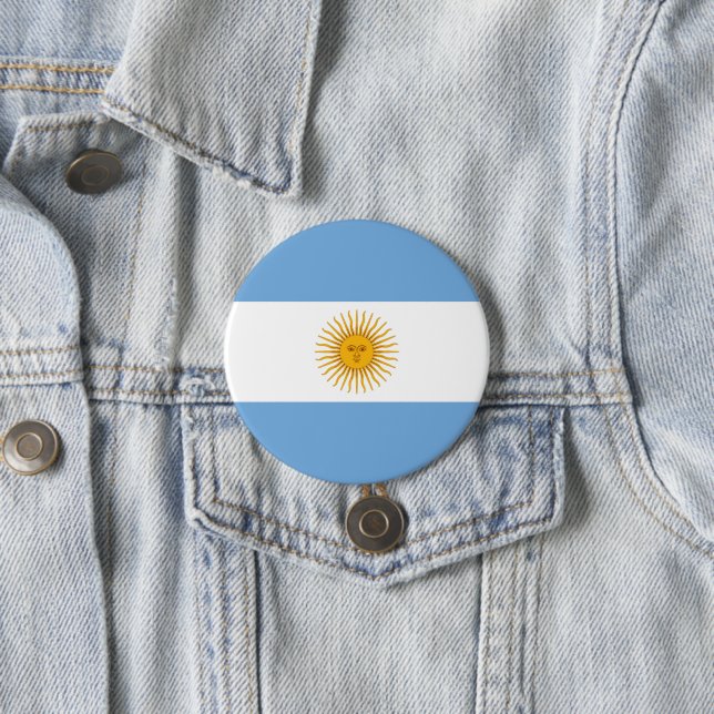 Argentinas flagga knapp (In Situ)