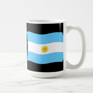 Argentinas flagga mugg