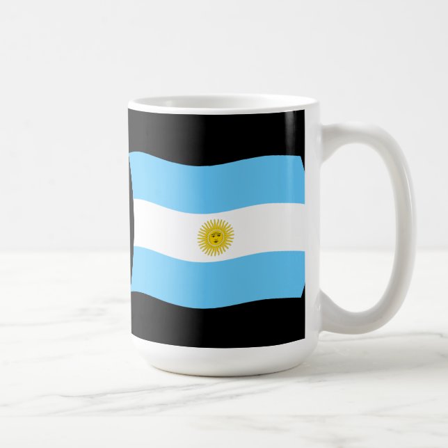 Argentinas flagga mugg (Höger)