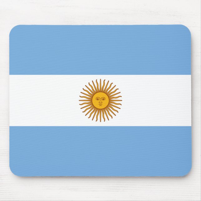 Argentinas Flagga Musmatta (Framsidan)