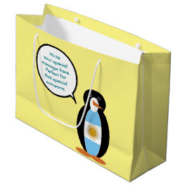 Argentinas Flagga Talking Penguin Personlig