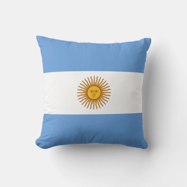 Argentinas flagga x flaggkudde kudde (Framsida)