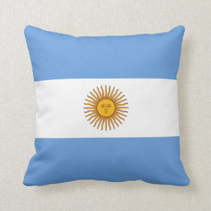 Argentinas flagga x flaggkudde kudde