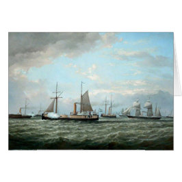 Argentinas flottfartyg 1874 hälsningskort