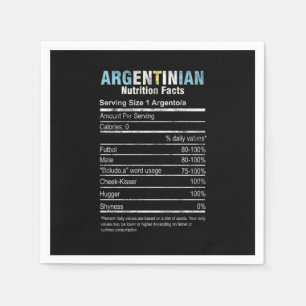 Argentinas folkarv pappersservett