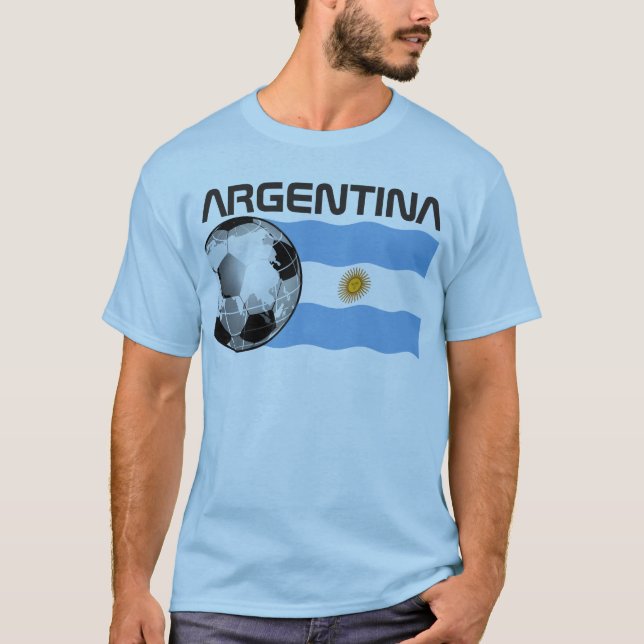 Argentinas fotboll T-Shirt (Framsida)