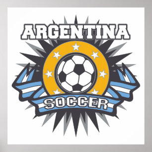 Argentinas fotbollsburst poster