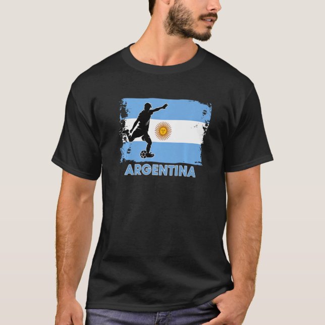 Argentinas fotbollslag Fläkt 2022 T Shirt (Framsida)