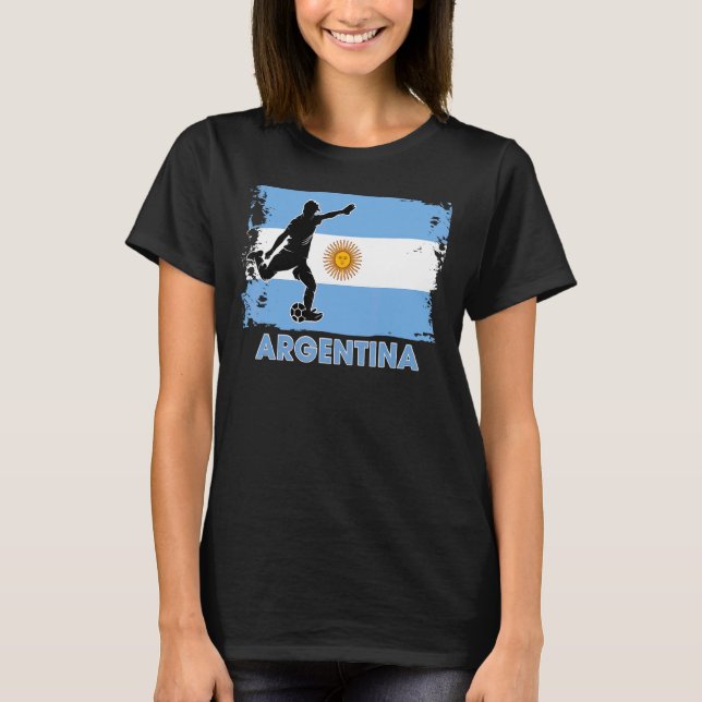 Argentinas fotbollslag Fläkt 2022 T Shirt (Framsida)