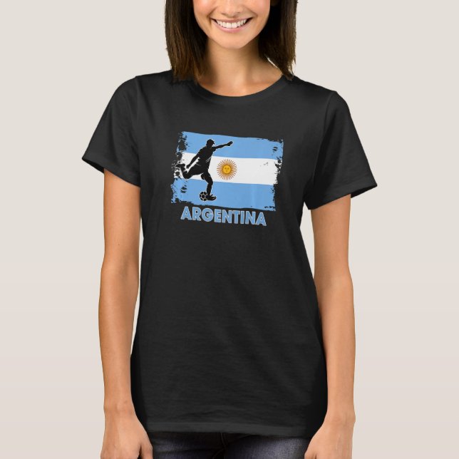 Argentinas fotbollslag Fläkt 2022 T Shirt (Framsida)