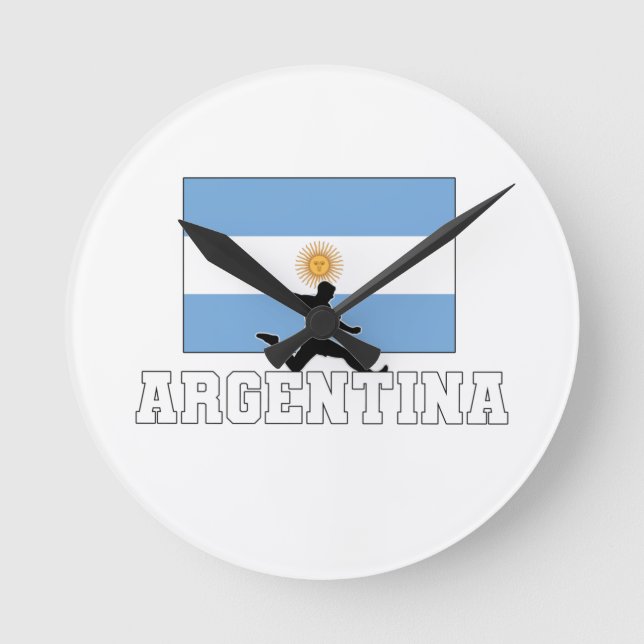 Argentinas fotbollslag rund klocka (Framsida)