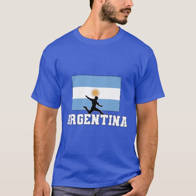 Argentinas fotbollslag t shirt (Framsida)