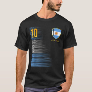 Argentinas fotbollsspelare Fläkt Jersey Argentinas T Shirt