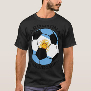 Argentinas fotbollsspelare i Flagga T Shirt