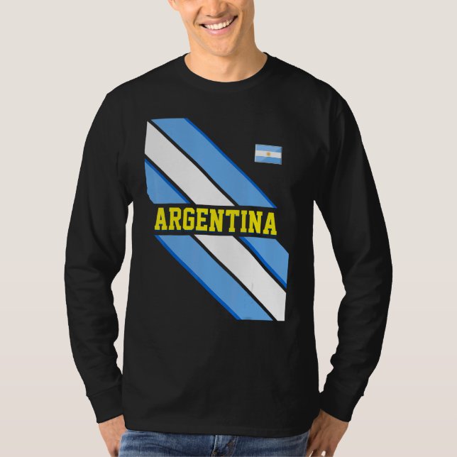 Argentinas fotbollssupporterbesökare Argentinas so T Shirt (Framsida)