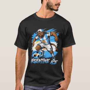 Argentinas häst - Fotboll - fotbollsstjärnan - Arg T Shirt