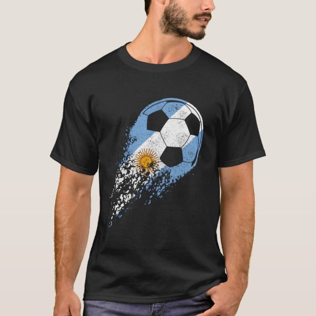 Argentinas ockuperade argentinska Pride Soccer Pla T Shirt (Framsida)