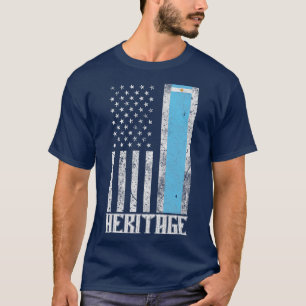 Argentinas plågade arv i det latinamerikanska flag t shirt