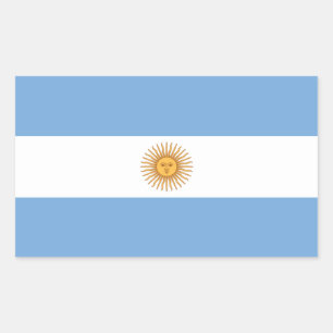 Argentinas rektangulära etikett