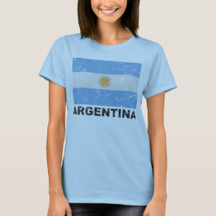 Argentinas Vintage Flagga Tee