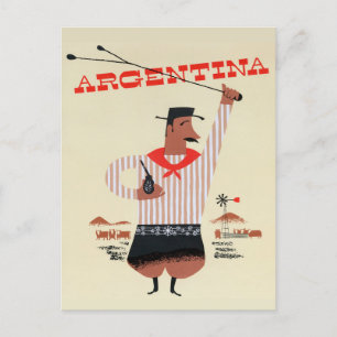 Argentinas vykort Vintage resor