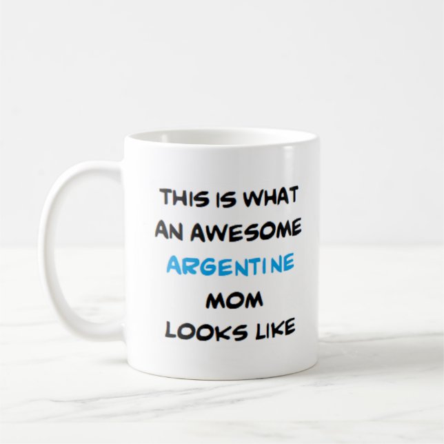 argentine mamma, fantastisk kaffemugg (Vänster)