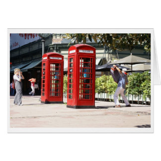 Argentine Street Performer Hälsningskort