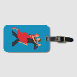 Argentine Tango Couple Bagagebricka