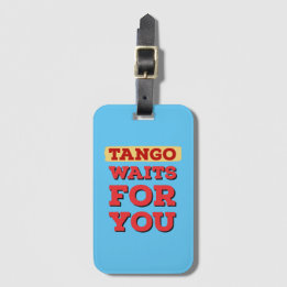 Argentine Tango Waits for You Berömd Tango Lyrics Bagagebricka