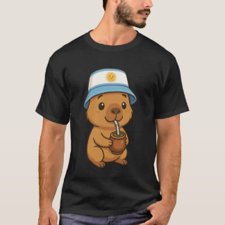 Argentinian Capybara Yerba Mate Kawaii Argentina C T Shirt