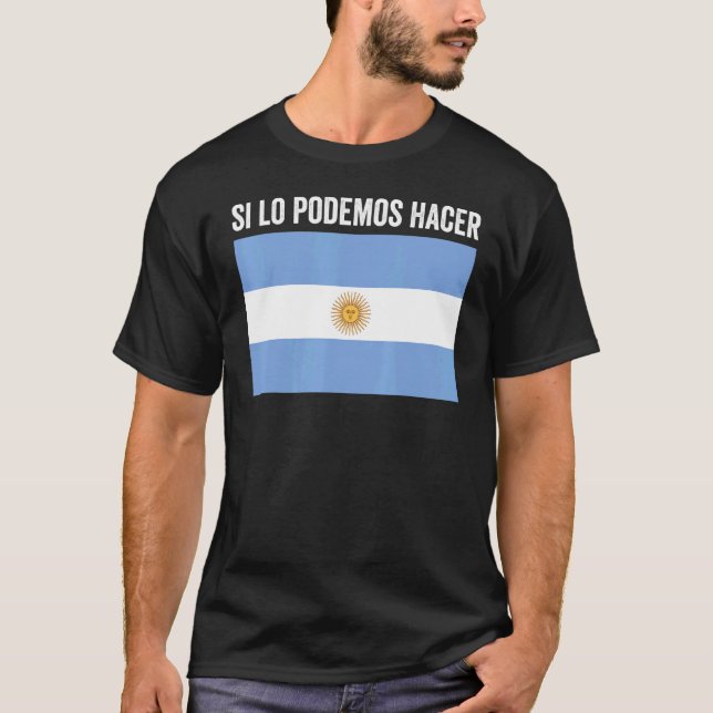Argentinian Flag Argentina Soccer team 2022 T Shirt (Framsida)