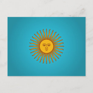 Argentinian Sol de Mayo Vykort