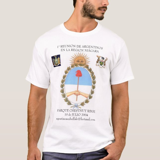 Argentinos en-buffel t shirt (Framsida)
