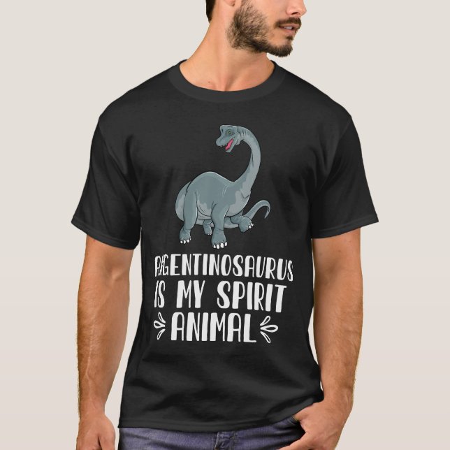 Argentinosaurus är mitt andningsdjur t shirt (Framsida)