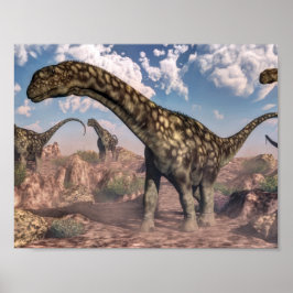Argentinosaurus dinosaurs poster