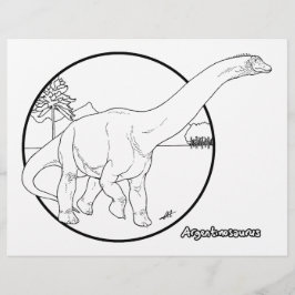 Argentinosaurus - färgsida.