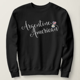 Argentinsk amerikansk entwated Hearts Sweatshirt T-shirt