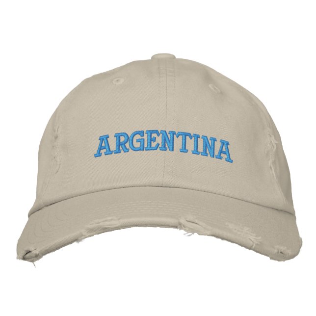Argentinsk broderad basebollmössa keps (Framsida)