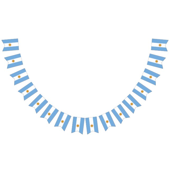 Argentinsk buntbanderoll vimplar (Alla)