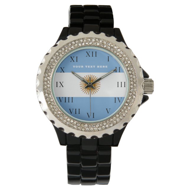 Argentinsk flagga Buenos Aires Argentine Armbandsur (Framsida)