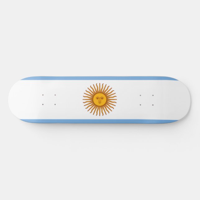 Argentinsk Flagga Mini Skateboard Bräda 18,5 Cm (Horz)