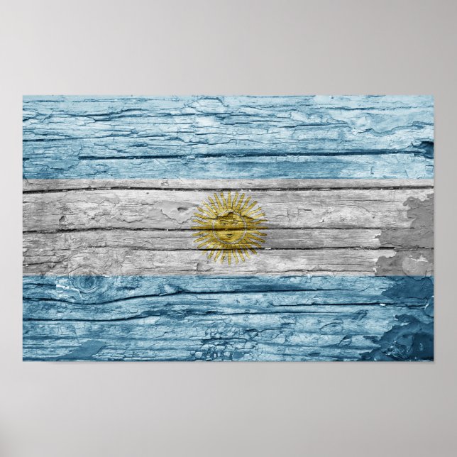 Argentinsk flagga poster (Framsidan)